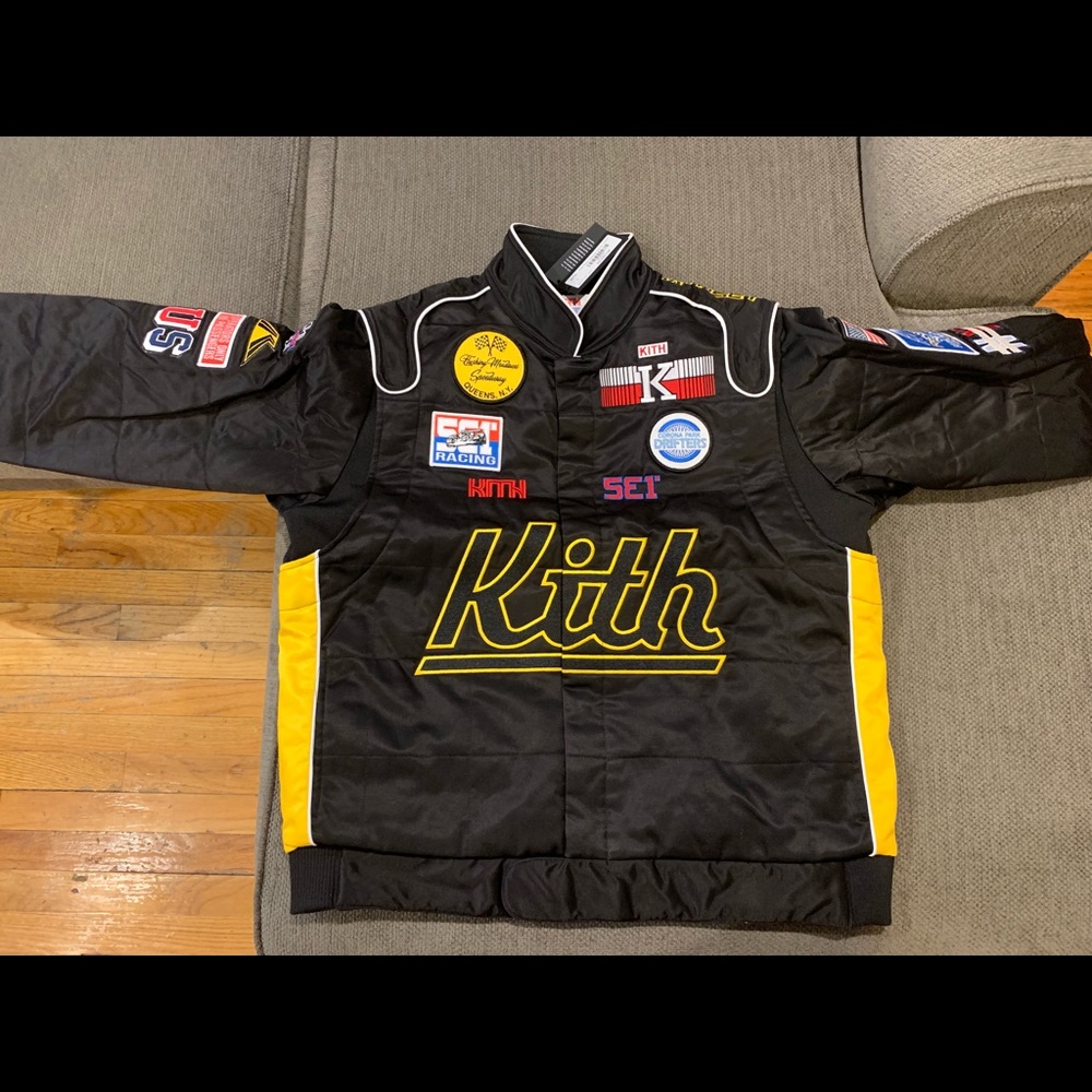 Multi patch racing jacket Kith